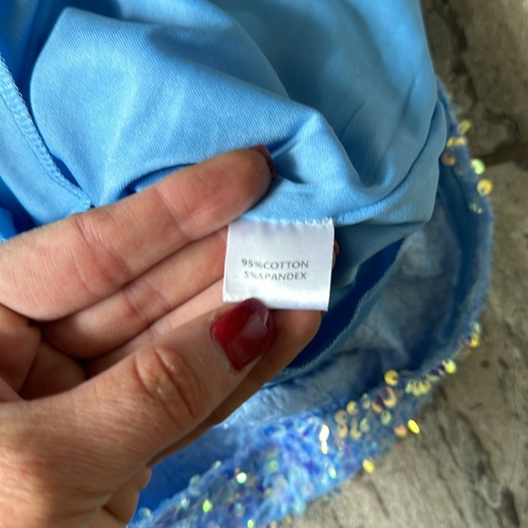 Velvi XS Juliette Mini Diamond Blue Dress Gala Homecoming Prom Wedding Event NWT - Picture 7 of 9